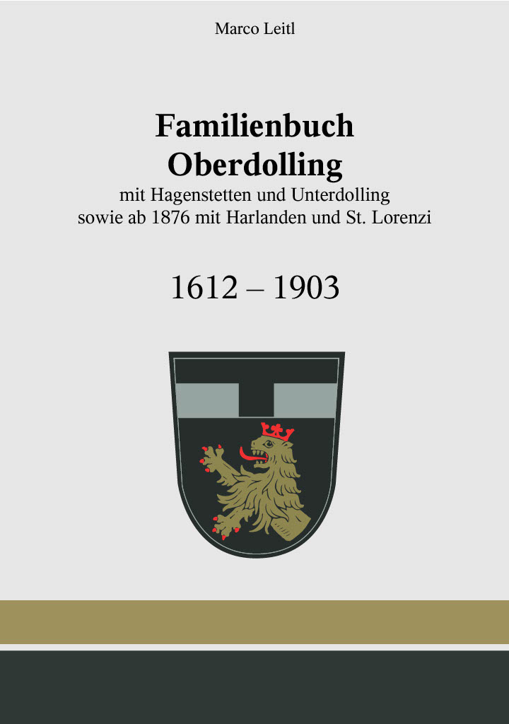 Titelseite Familienbuch Oberdolling