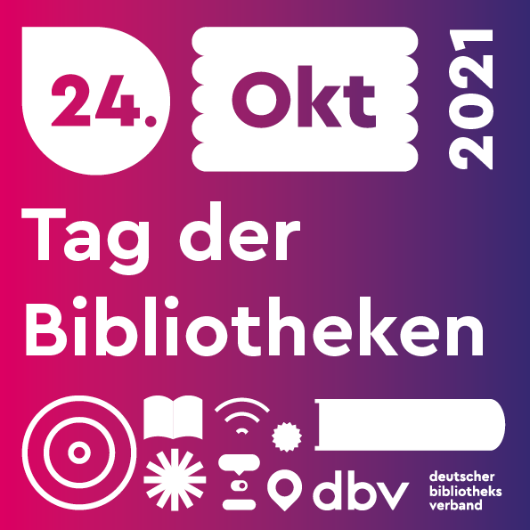 Logo Tag der Bibliotheken 2021 (Deutscher Bibliotheksverband)